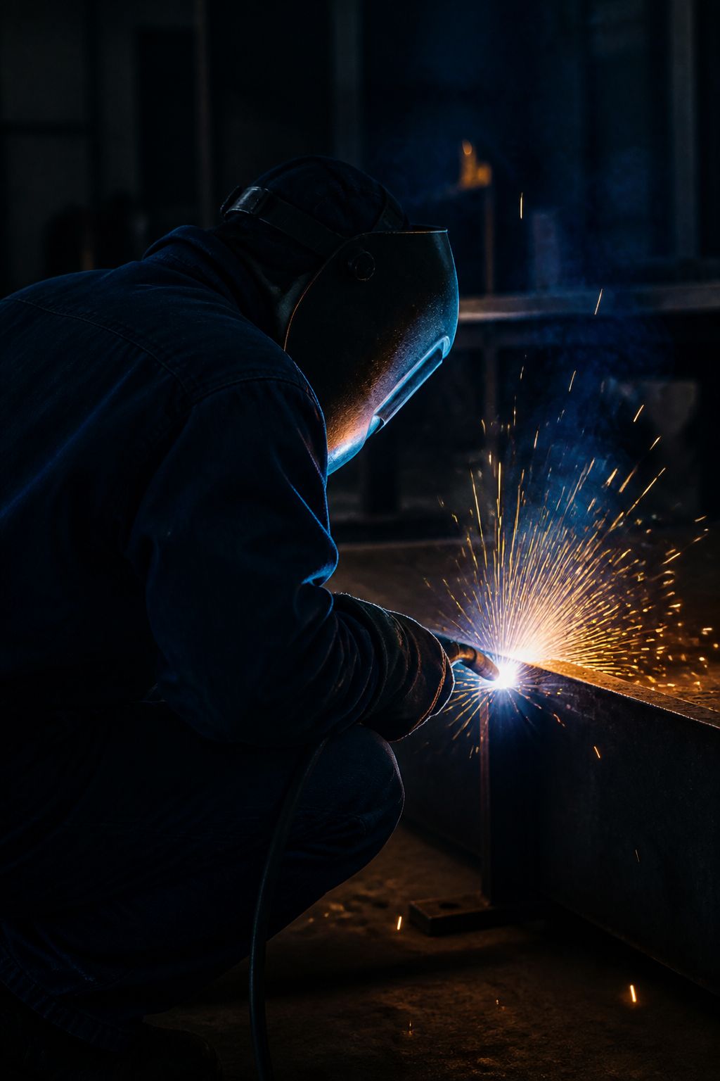 Soldadura en taller metalmecánico